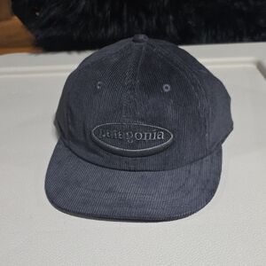 Patagonia Corduroy Baseball Cap in Charcoal